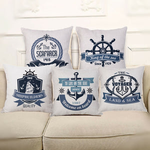 Nautical Cotton Cushion