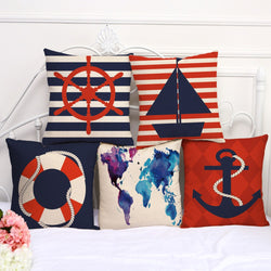 Nautical Cotton Cushion