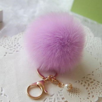 Fur Ball Key Ring