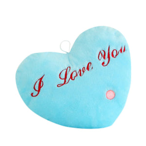 Beautiful Pillow in Bright Heart