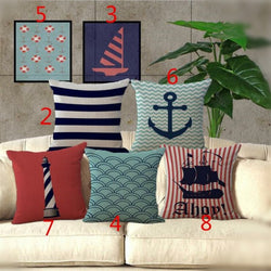 Nautical Cotton Cushion